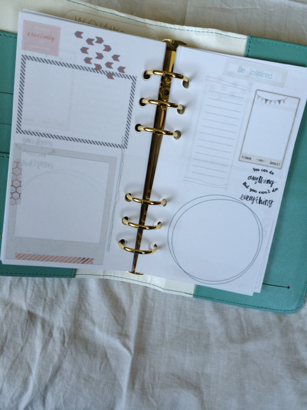 Inside my new Color Crush planner ~ Be Inspired pages